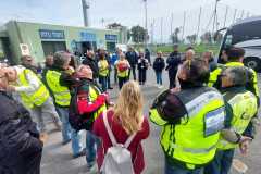Partecipazione all'iniziativa "Caschi Rossi" contro la violenza sulle donne